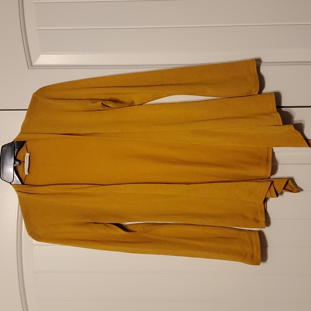 Chris & Carrol Mustard Sweater Cardigan - A312
